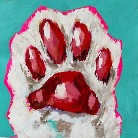 Toeeeeetally paw-fect 🫘 HAHA sorry x swipe for close ups 🦶 Turns out lil cat beans are SO fun to paint Get ready for this account to become bean city… You think I’m joking well I’m NOT. Want your own paw-trait? I’m taking custom orders right now! I’ve only got two slots left for painting commissions this month ✨ Can’t wait to paint ur cat beans! #painting #cat #toebeans Colorful Art Studio, Mom Decor, Paw Painting, Vibrant Paintings, Painting Cat, Colourful Art, Bright Paintings, Maximalist Decor, Mom Art