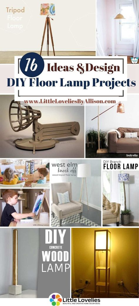 Diy Floor Lamp How To Make, Diy Floor Lamp Shade, Diy Standing Lamp, Diy Floor Lamps, Floor Lamp Redo, Floor Lamp Makeover, Ikea Floor Lamp, Lamp Redo, Farmhouse Floor Lamps