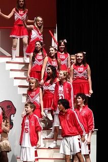 High School Musical - Theater By Design Elf The Musical, Marching Band Uniforms, Band Uniforms, Sister Act, Guys And Dolls, Musical Theater, Newsies, High School Musical, White Jersey