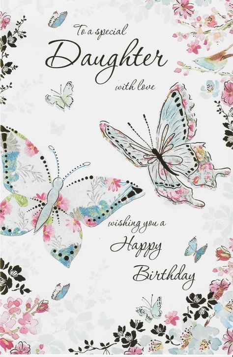 TO A SPECIAL DAUGHTER BIRTHDAY CARD 9 X 6 INCHES | eBay Special Daughter Birthday, Happy Birthday Message, Special Daughter, Daughter Birthday Cards, Touch Love, Love Wishes, Happy Birthday Daughter, Dear Sister, Happy Birthday Love