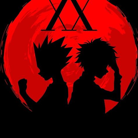 Hunter X Hunter Logo, Hunter Tattoo, Hunter Logo, Red Hunter, Logo Wallpaper Hd, Vaporwave Art, Hxh Characters, Glowing Art, Simple Designs To Draw