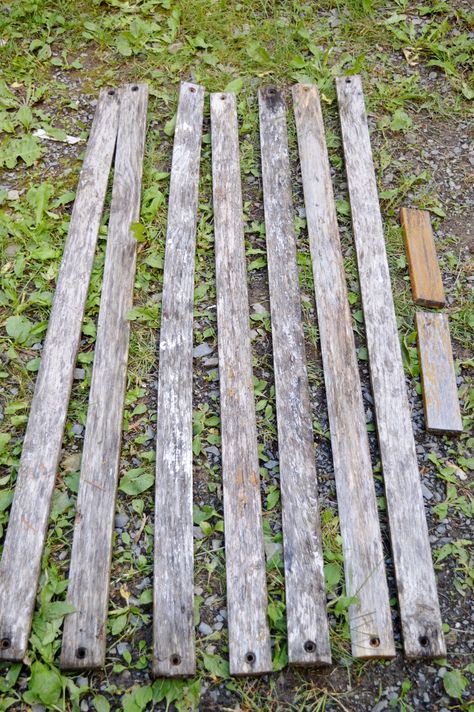 Outdoor Bench Makeover – VintageMeetsGlam Outdoor Bench Makeover, Bench Makeover Wooden, Painted Garden Bench Ideas, Painted Outdoor Bench, Painted Benches Outdoor, Garden Bench Ideas Landscaping, Bench Ideas Outdoor, Wooden Benches Outdoor, Redo Outdoor Furniture