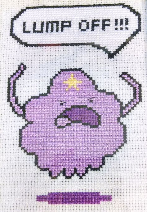 Adventure Time Embroidery, Adventure Time Pattern, Adventure Time Pixel Art, Adventure Time Cross Stitch, Cartoon Cross Stitch, Adventure Time Crafts, Girls Blanket, Cross Stitch Modern, Adventure Time Cartoon