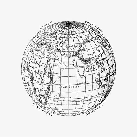 The globe vintage drawing Free Vector | Free Vector #Freepik #vector #freevintage #freecircle #freeeducation #freemap Mandala Indiana, Globe Drawing, Tattoo Care Instructions, Old Globe, Globe Vintage, European Map, Realistic Temporary Tattoos, World Atlas, Custom Temporary Tattoos