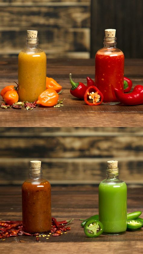 Jalapeno Sauce Recipe, Garlic Hot Sauce, Mix Spices, Jalapeño Peppers, Homemade Hot Sauce, Jalapeno Sauce, Canning Recipe, Hot Sauce Recipes, Hot Sauces