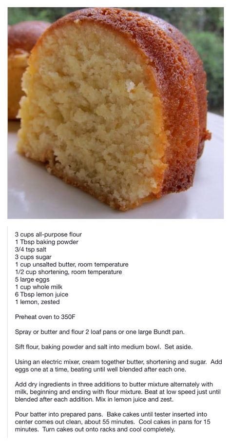 Ritz Carlton 1920's Tea Room Lemon Pound Cake Lemon Pound Cake Recipe, Torte Cupcake, Lemon Pound Cake, Bundt Cakes Recipes, A Piece Of Cake, Monkey Bread, Pound Cake Recipes, Piece Of Cake, Lemon Recipes