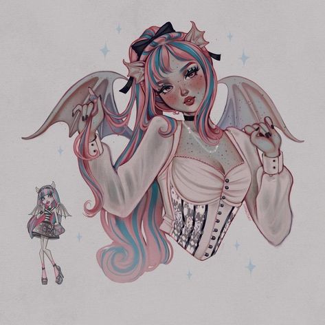 Monster High Fanart, Monster H, Cute Fanart, Arte Monster High, Monster High Pictures, Moster High, Monster High Art, Monster High Characters, High Art