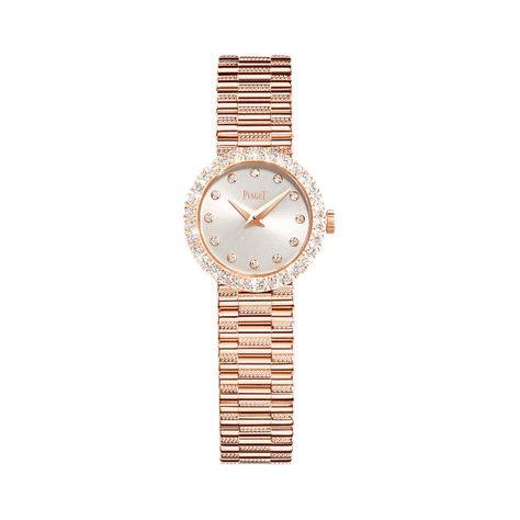 Diamond Rose Gold Watch - Piaget Luxury Women’s Watch G0A42048 Piaget Watch Women, Piaget Watch, Gold Diamond Watches, Gold Watches, Gold Watches Women, Amazing Watches, Rose Gold Case, Rose Gold Metal, Rose Gold Bracelet