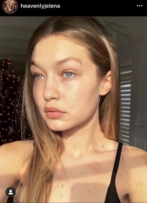 Gigi Hadid No Makeup, No Makeup, Makeup Natural, Without Makeup, Gigi Hadid, Girls Night, Pretty Woman, Natural Makeup, Instagram Story