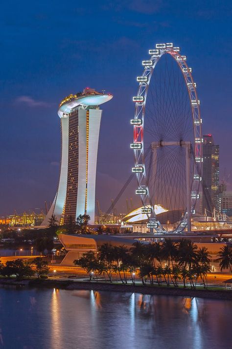 Singapore Flyer, Philippines Beaches, Singapore Garden, Sands Singapore, Singapore Photos, Singapore City, Good Morning Beautiful Images, Scenic Photography, Singapore Travel