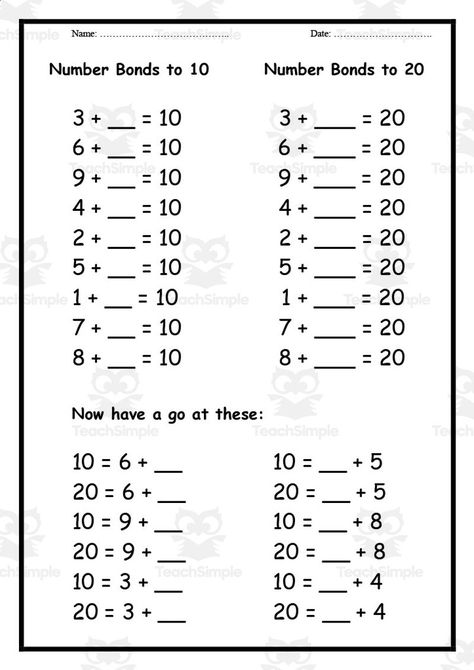 #Montessori #Make_A_10_To_Subtract #Number_Bonds_To_10_Activities #Number_Bonds_To_20 Maths Activities For Grade 1, Number Bonds To 10 Activities, Maths Worksheets Grade 2, Addition Worksheets Grade 1, Maths Worksheet For Class 1, Bonds Of 10, Grade 2 Math Worksheets, Number Bonds To 20, Number Bonds Worksheets