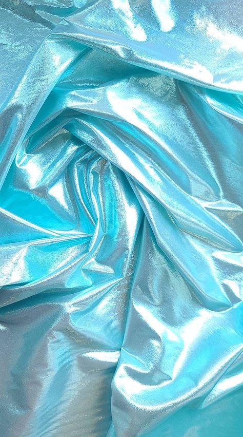 my #etsy shop: Luxurious Liquid Glassy Lamé Fabric, Sky Blue #fashionapparel #couturefabrics #fashion #hautecouture #promdressfabric #etsy.business #etsy.smallbussiness #etsymarket https://etsy.me/3gijtgI Lamé Fabric, Fashion Design Classes, Sewing Room Storage, Lame Fabric, Wallpaper Images Hd, High Fashion Looks, Pvc Fabric, Iridescent Blue, Velour Fabric