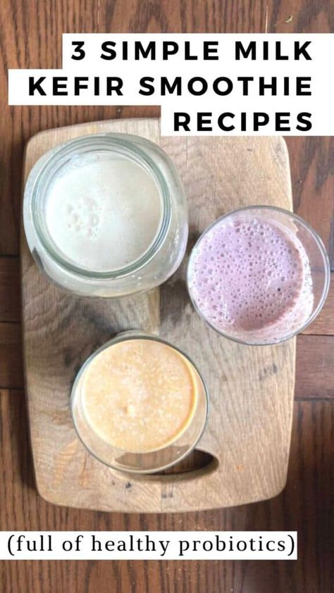 Coconut Kefir Smoothie, Recipes Using Kefir Milk, Uses For Kefir, Ways To Eat Kefir, How To Eat Kefir, Recipes With Kefir Milk, Smoothie With Kefir, Coconut Kefir Recipe, Kefir Smoothie Recipes Healthy