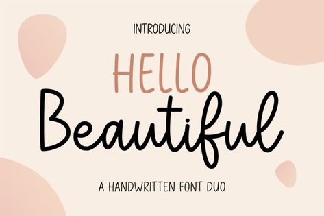 Hello Beautiful consists of two fonts designed to complement each other perfectly. Together or apart, these fonts are ideal for adding a chic and cheery touch to your crafts. Try before you buy Hello Beautiful font for iOS, Android, macOS, or Windows for free, or you can download the full version with a commercial license […] The post Hello Beautiful Font appeared first on FreeFontDL. Hello Font, Handwriting Practice Worksheets, Beautiful Script Fonts, Math Workbook, Free Script Fonts, Handwritten Script Font, Kindergarten Math Worksheets, Cricut Fonts, Cursive Fonts