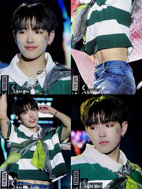 Ateez Crop Top, Hongjoong Outfit, Hongjoong Ateez, Boyfriend Wallpaper, Gray Aesthetic, Kim Hongjoong, Forever Yours, Crazy Kids, One Team