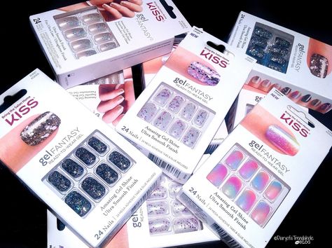 Kiss Glue On Nails, Kiss Nails Kit, Kiss Gel Fantasy Nails, Easy Manicure, Hand And Foot Care, Impress Nails, Kiss Nails, Fantasy Nails, Nails Diy