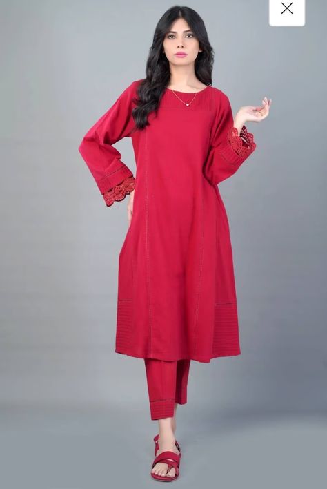 Red Suit Pakistani Khadar Red Shalwar Kameezindian Suitwomen - Etsy UK Red Shalwar Kameez, Khaadi Kurta, Red Dress Design, Dress Design Pakistani, Indian Suit, Suit Pakistani, Red Kurta, Elegant Shawl, Muslim Fashion Dress