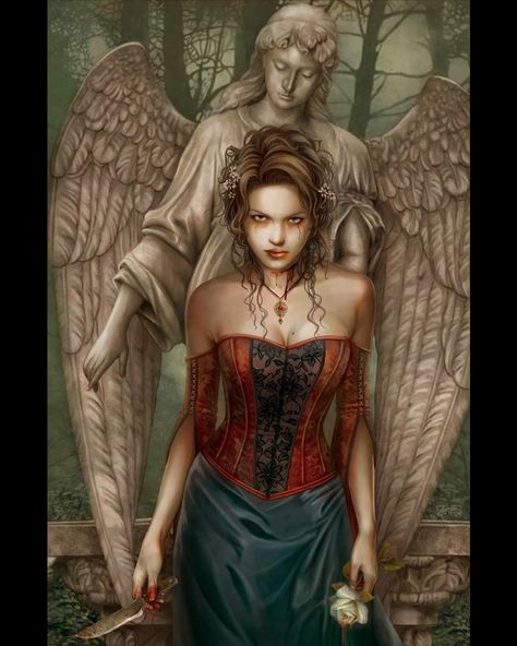 Cris Ortega, Victoria France, Luis Royo, Anne Stokes, Boris Vallejo, Gothic Fantasy Art, Gothic Vampire, Vampire Art, France Art