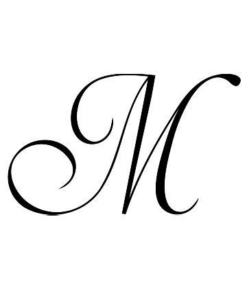 Letter M Tattoos, Fancy Letter M, Portrait Tattoo Sleeve, Robot Tattoo, Places To Get Tattoos, M Tattoos, Tattoo Lettering Styles, Girl Back Tattoos, Letter M Logo