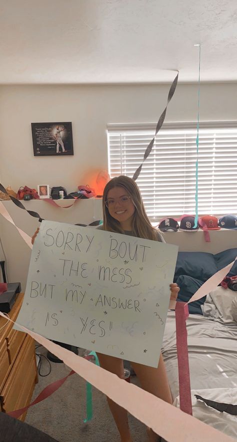 How To Say Yes To Hoco Poster, Can I Steal You For Prom Promposal, Hoco Yes Response, Ideas For Saying Yes To A Dance, Saying Yes To Dance Ideas, Yes Replies To Homecoming, Cute Hoco Answers, Hoco Response Ideas Yes Football, Hoco Answer Ideas Funny