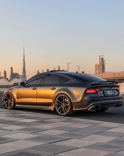 Auditography 📸 on Instagram: "We continue with the so perfect RS7 Performance C7.5 Just look at it! Golden times for Audi cause when the RS6/7 Performance came out, it left all the competitors behind. Detailed video coming soon on the YouTube channel. Car: 2018 @Audi RS7 Sportback Performance Stag2+ (810hp/1000Nm, V8 4.0 TwinTurbo) Color: Daytona matte gray Satin PFF Performance: 0-100kmh 2.8sec, Top Speed: 330 km/h Note: Carbon Night Pack special order Tuning: Etanol Fuel, BMC drop-in filter, Audi Rs7 Sportback Wallpapers, Golden Audi, Audi R7, Audi Rs6 C7, Audi Rs5 Sportback, Audi Rs7 Sportback, Rs7 Sportback, Nardo Grey, Audi S6