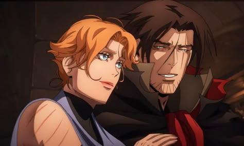 Belmont And Sypha, Trevor Belmont And Sypha, Sypha And Trevor, Trevor X Sypha, Trevor And Sypha, Richter Belmont, Castlevania Netflix, Alucard Castlevania, Castlevania Anime