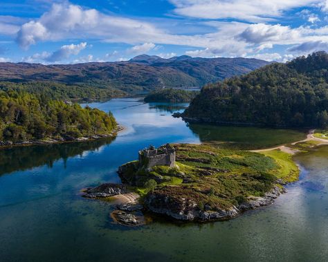 Scotland | Castle Tioram, located on the tidal island of Eilean Tioram in Loch Moidart, Scotland, dates back to the 13th century. Historically the… | Instagram Clan Macdonald, British Castles, Serenity Now, Scotland Castles, Dream Homes, 18th Century, Scotland, Natural Beauty, Dates