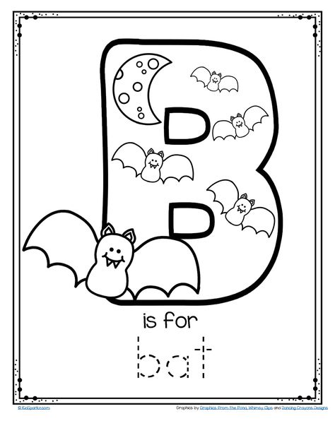 Bat Preschool, Preschool Letter Crafts, Games For Preschool, Fall Preschool Activities, Theme Activities, Preschool Projects, Halloween Preschool, Fall Preschool, Alphabet Activities Preschool