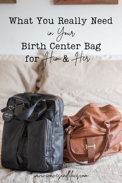 Birth Bag For Birth Center, Water Birth Hospital Bag, Birth Packing List, Birth Center Bag Checklist, Birthing Center Bag Packing Lists, Birthing Center Birth, Birth Center Packing List, Birth Essentials, Birth Center Birth