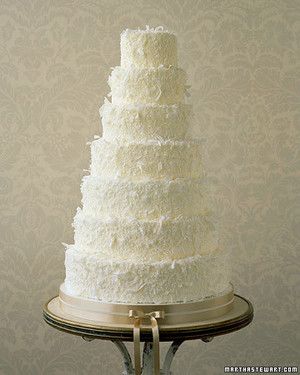 Coconut Wedding Cakes Coconut Wedding Cake, Coconut Wedding, Wedding Cake Flavors Combinations, White Cakes, Torte Cupcake, Wedding Cake Flavors, White Wedding Cakes, Modern Wedding Cake, Cool Wedding Cakes