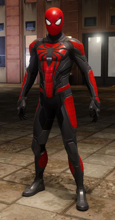 Spider Man Armor, Spider Man Suits, Spiderman Armor, All Spiderman Suits, Spiderman Suit Ideas, Spiderman Suit Concept Art, Spider Man Suits Design, Spiderman Suit, Spiderman Suit Designs