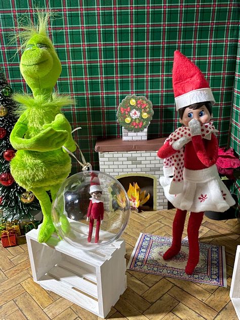 The Grinch And Elf On The Shelf, Harry Potter Elf On The Shelf, Elf On The Shelf Grinch, Harry Potter Elf, Elves At Play, Kite Party, Superhero Party Favors, Bad Elf, Christmas Trees For Kids