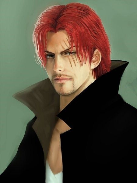 Shanks Realistic Art, Luffy Costume, Red Hair Shanks, One Piece Cosplay, Male Characters, Hot Anime, One Piece Drawing, One Piece Luffy, Nico Robin