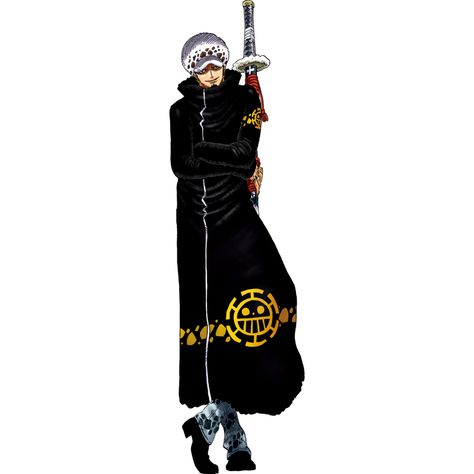 Law Full Body One Piece, Law Outfits One Piece, Trafalgar Law Full Body Picture, Law One Piece, One Piece Full, Trafalgar Law, One Piece Drawing, Body Picture, One Piece Fanart