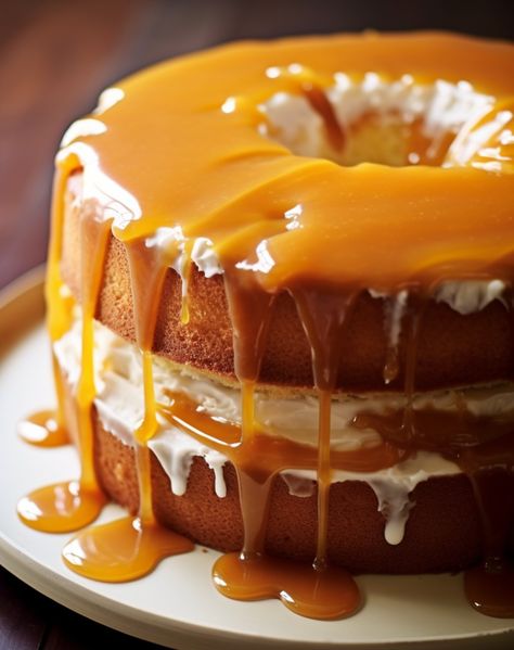 Delish Recipes - I made my favorite cake - Salted Caramel... Caramel Kentucky Butter Cake, Salted Caramel Kentucky Butter Cake, Rum Sauce, Rum Cake Recipe, Kentucky Butter Cake, Blue Desserts, Rum Cake, Organized Chaos, Delish Recipes