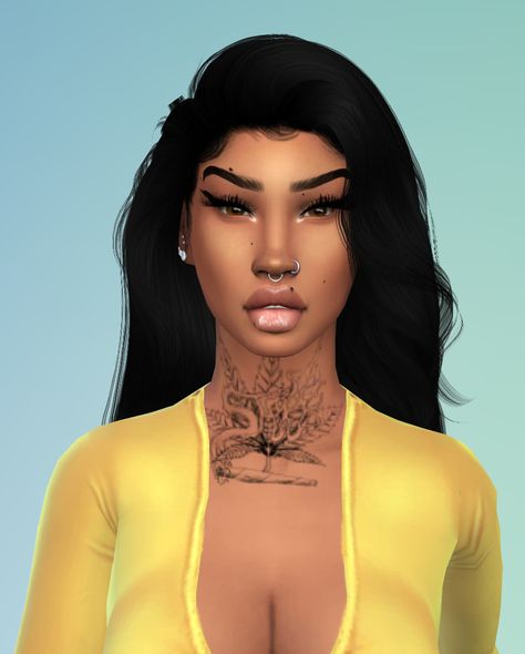 Sims 4 Nails, Sims 4 Tattoos, Sims 4 Cc Eyes, Sims 4 Black Hair, Play Sims 4, The Sims 4 Skin, Sims Packs, Play Sims, The Sims 4 Packs