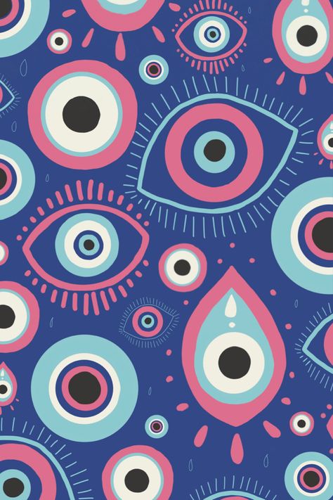 Evil Eye Pop Art, Purple Evil Eye Wallpaper, Painting Evil Eye, Evil Eye Painting, Evil Eye Wall Art, Evil Eye Print, Eye Wall Art, Eye Wallpaper, Digital Art Painting