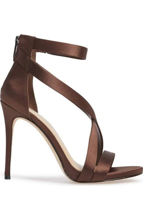 Chocolate Fashion, Bridesmaid Inspiration, Brown Chocolate, Strappy Shoes, Fashion Board, Fifty Shades, Brown Fashion, Sandal Women, Strappy Sandals