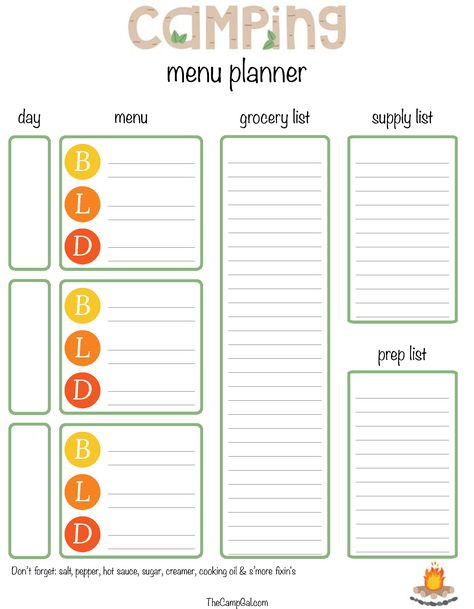 How to create a Camping Meal Plan? An easy way to make a menu planner is to download this Camping Meal Plan template now! Camping Meal Planner, Camping Meal Plan, Free Printable Menu, Camping Meal Planning, Meal Plan Template, Camping Meal, Meal Planner Printable Free, Camping Menu, Camping Dinners