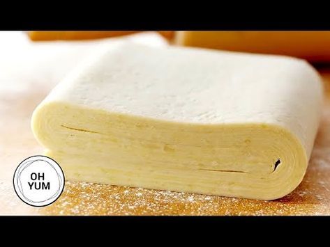 Professional Baker Teaches You How To Make PUFF PASTRY! - YouTube French Puff Pastry, Puff Pastry Ingredients, Make Puff Pastry, Pastry Dough Recipe, Rough Puff Pastry, Puff Pastry Recipe, Anna Olson, Pasta Fillo, Easy Puff Pastry