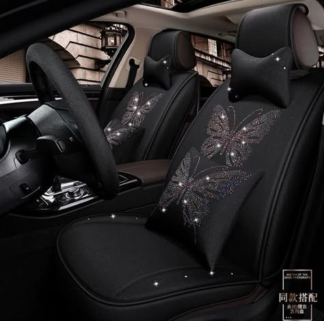 Clean Car Seats, Glitter Car, Bling Car Accessories, New Car Accessories, Girly Car Accessories, Car Deco, Girly Car, Car Interior Design, Car Essentials