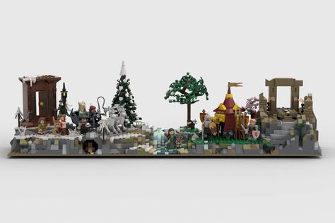 LEGO IDEAS - Narnia Diorama: The Lion, the Witch, and the Wardrobe Witch Wardrobe, Lion Witch Wardrobe, Edmund Pevensie, Before The Dawn, Lego Lovers, Beginning Of Spring, White Witch, Chronicles Of Narnia, Lego Ideas