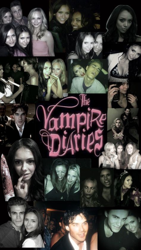 2000s Posters, Ian E Nina, Tvd Aesthetic, Vampire Diary, Art Vampire, The Vampire Diaries Characters, Vampire Diaries Poster, Damon Salvatore Vampire Diaries, Vampier Diaries