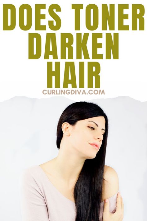 Does toner darken hair Darken Hair, How To Darken Hair, Hair Toner, Color Correcting, Bleached Hair, The Salon, Hair Care Routine, Hair Dye, Color Correction