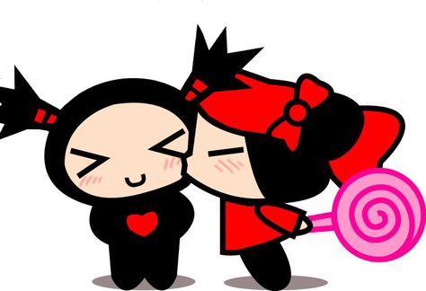 Edited photo of Pucca kissing Garu! (ɔ◔‿◔)ɔ ♥ Garu And Pucca, Airbrush Designs, Wallpaper Doodle, Shower Bebe, Cute Little Drawings, Couple Cartoon, Amazing Spiderman, Animation Series, Bts Suga