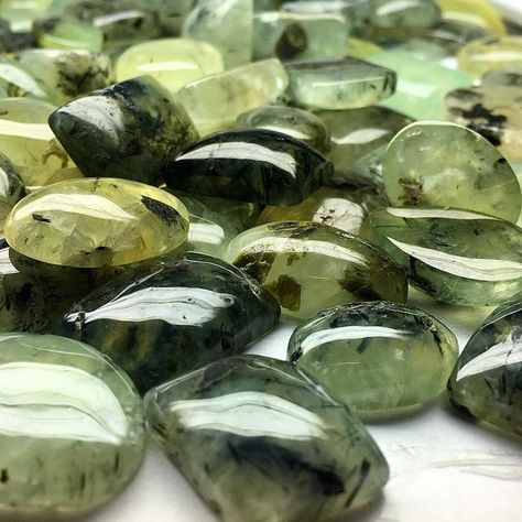 Prehnite Crystal, Rutile Quartz, Quartz Jewelry, Semi Precious, Jewelry Making, Gemstones, Jewellery Making