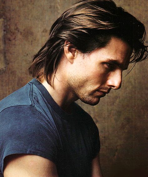 Tom Cruise Tom Cruise Long Hair, Tom Cruise Hair, Tom Cruise Haircut, Tom Cruise Hot, Corte De Cabelo Masculino, George Clooney, Katie Holmes, Hollywood Actor, Long Hair Styles Men