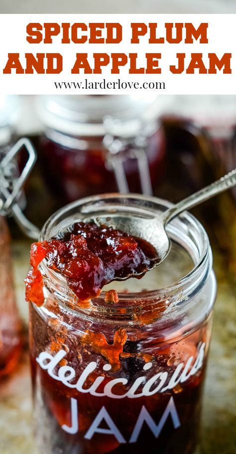 Glaze For Meat, Canning Plums, Instant Dessert, Plum Jam Recipes, Sugar Free Jam, Plum Recipes, Jam Recipes Homemade, Apple Jam, Plum Jam