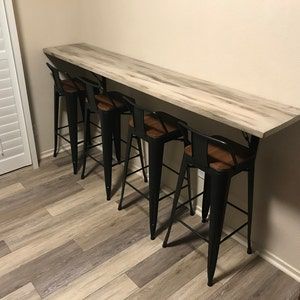 Hanging Dining Table, Bar Table Design, Dining Table Buffet, Murphy Table, Game Room Tables, Wall Mounted Bar, Farmhouse Bar, Wall Mounted Table, Table Buffet