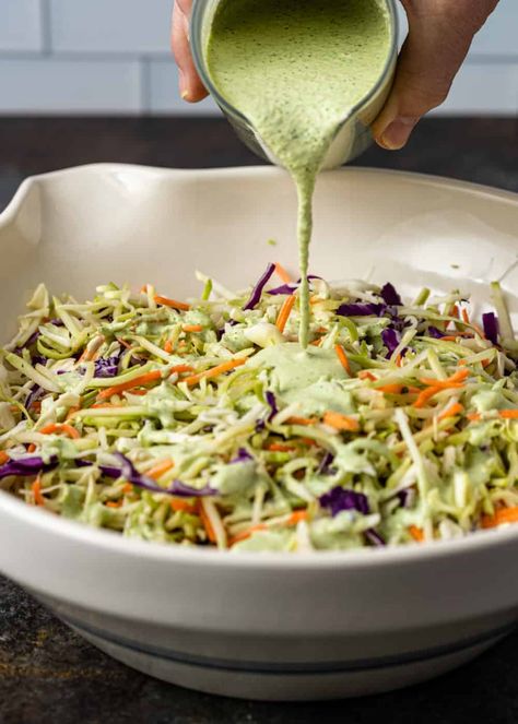 Coleslaw Recipe For Fish, Coleslaw Recipe For Fish Tacos, Spicy Coleslaw Recipe, Recipe For Fish Tacos, Slaw For Fish Tacos, Recipe For Fish, Spicy Coleslaw, Homemade Slaw, Lime Slaw